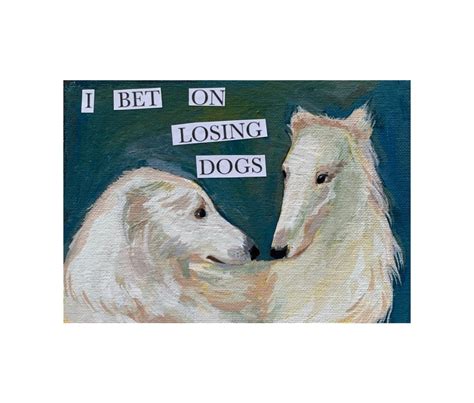 what does the song i bet on losing dogs mean